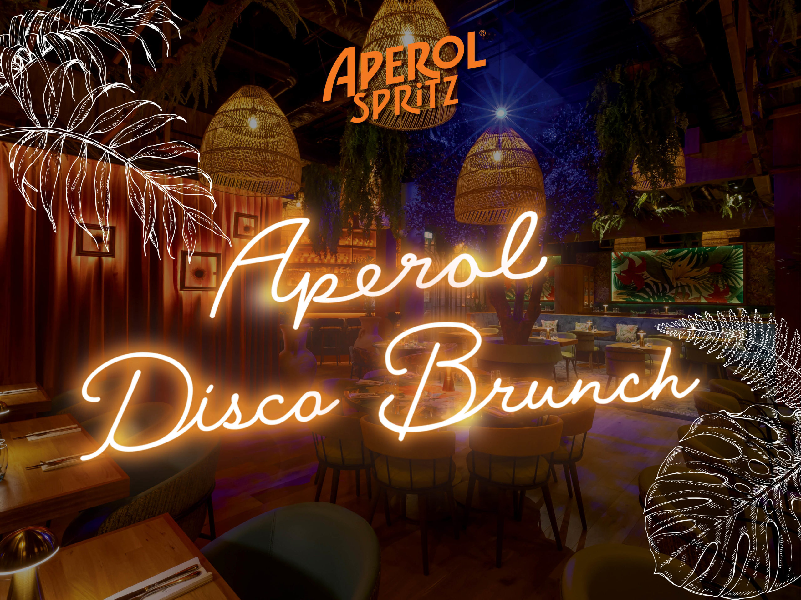 Aperol Disco Brunch poster